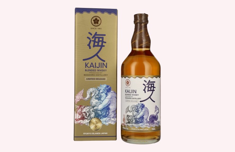 Kaijin Blended Whisky 40% Vol. 0,7l in geschenkverpakking