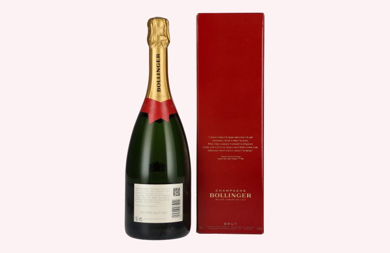 Bollinger Champagne SPECIAL CUVÉE Brut 12% Vol. 0,75l in geschenkverpakking