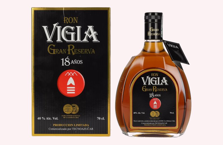 Ron Vigia Gran Reserva 18 Años 40% Vol. 0,7l in geschenkverpakking
