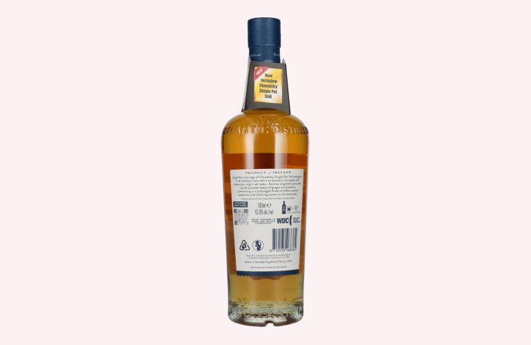 Clonakilty Irish Whiskey SINGLE BATCH Double Oak Finish 43,6% Vol. 0,7l