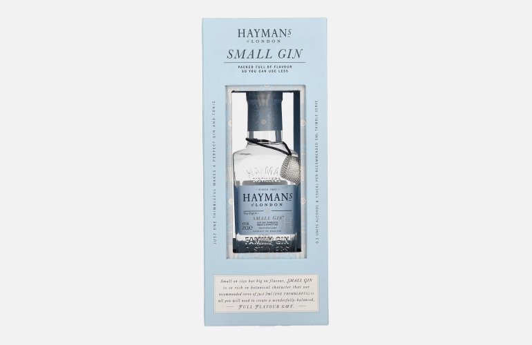 Hayman's of London SMALL GIN 43% Vol. 0,2l in Giftbox with 5 ml Portionierer