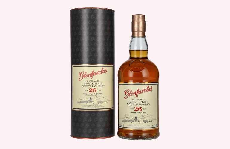 Glenfarclas 26 Years Old Oloroso Sherry Casks Highland Single Malt 47,3% Vol. 0,7l in geschenkverpakking