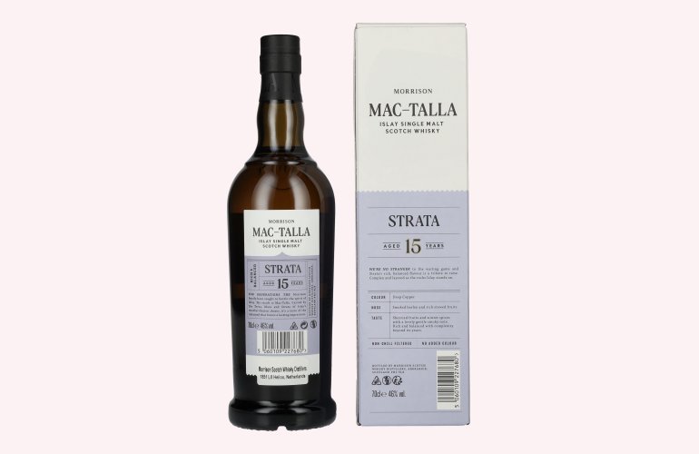 Mac-Talla Morrison 15 Years Old STRATA Islay Single Malt Whisky 46% Vol. 0,7l in Giftbox