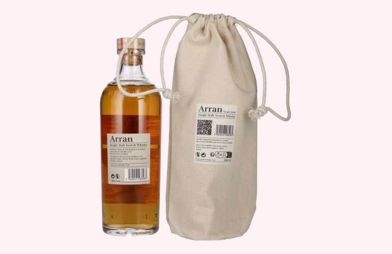 The Arran Malt Signature Series 2 BARREL BONFIRE Single Malt Scotch Whisky 50% Vol. 0,7l im Leinensackerl