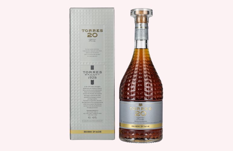 Torres 20 HORS D'AGE Superior Brandy 40% Vol. 0,7l en boîte cadeau
