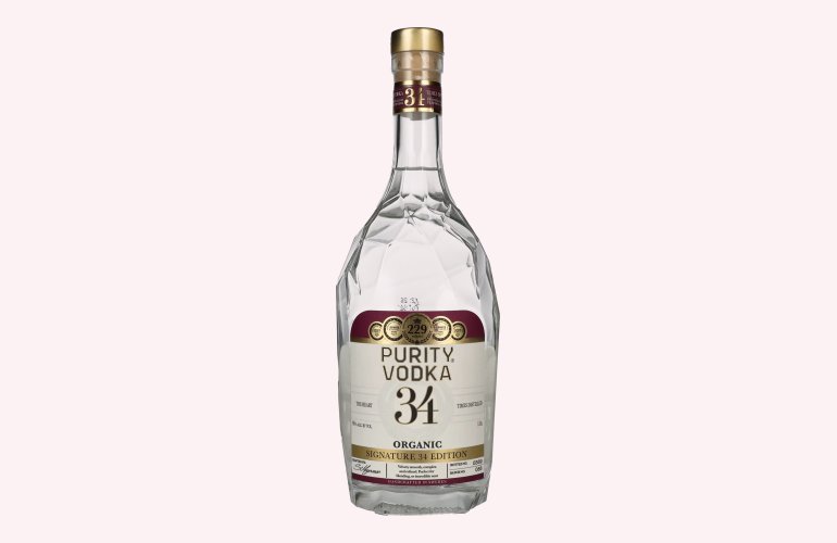 Purity SIGNATURE 34 EDITION Organic Vodka 40% Vol. 1l