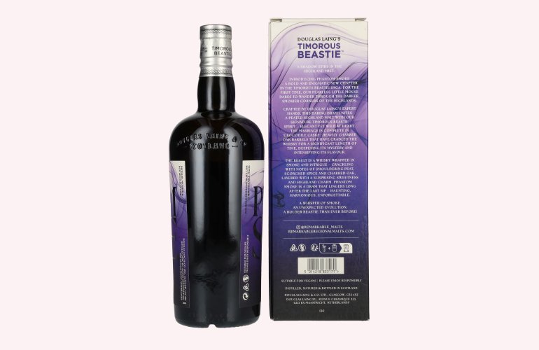 Douglas Laing TIMOROUS BEASTIE Phantom Smoke Charred Crocodile Casks Limited Edition 54,2% Vol. 0,7l in Giftbox