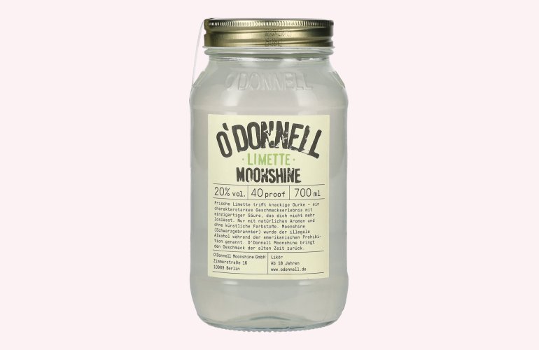 O'Donnell Moonshine LIMETTE Likör 20% Vol. 0,7l