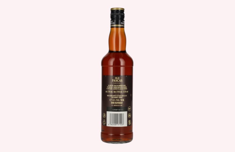 Old Pascas Barbados Dark Rum 37,5% Vol. 0,7l
