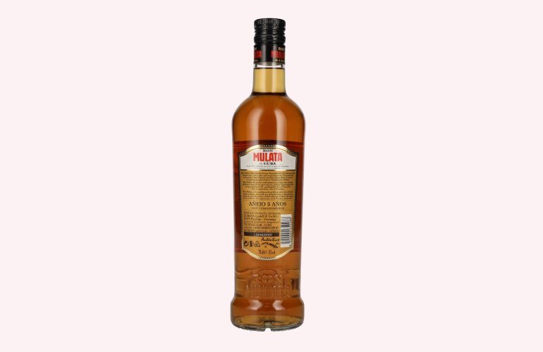 Ron Mulata de Cuba Añejo 5 Años 38% Vol. 0,7l
