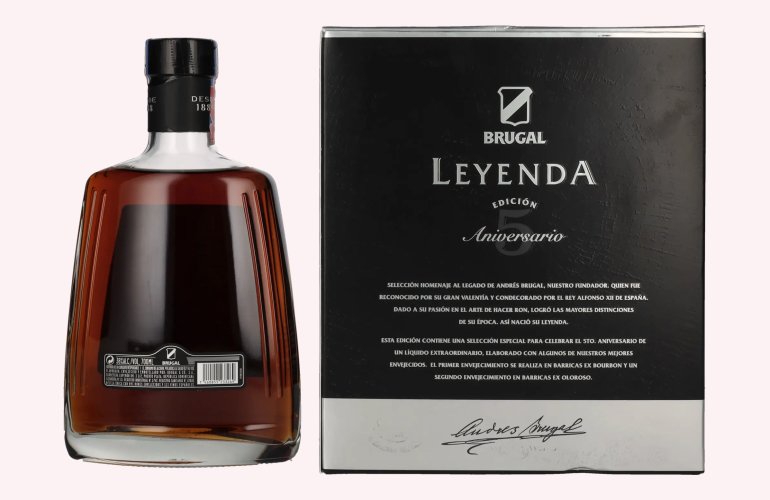 Brugal LEYENDA 5 Years Old Selección Especial 38% Vol. 0,7l in Geschenkbox