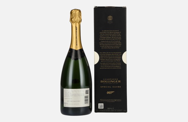 Bollinger Champagne SPECIAL CUVÉE 007 Limited Edition 12% Vol. 0,75l in Geschenkbox