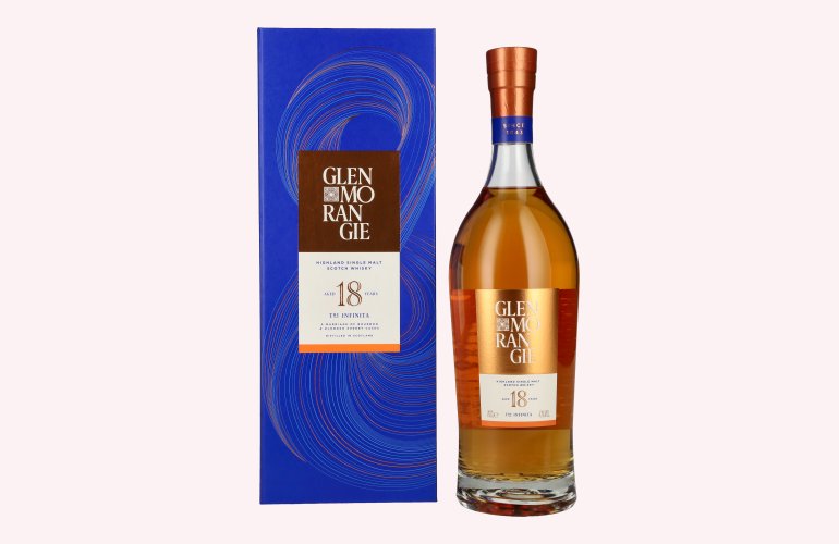 Glenmorangie 18 Years Old THE INFINITA Highland Single Malt BRAUN 43% Vol. 0,7l in Giftbox