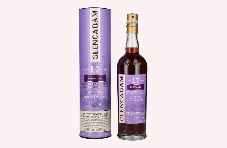 Glencadam 17 Years Old Reserva PX Sherry Quarter Cask Finish 46% Vol. 0,7l in geschenkverpakking