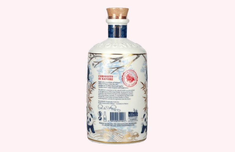 Drumshanbo Gunpowder Irish Gin Panda Conservation Edition 43% Vol. 0,7l