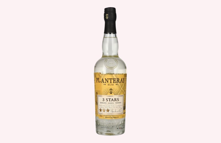 Planteray 3 STARS Rum 41,2% Vol. 0,7l