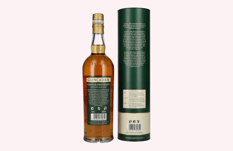Glencadam 15 Years Old White Port Cask Finish Limited Edition 2006 46% Vol. 0,7l in geschenkverpakking