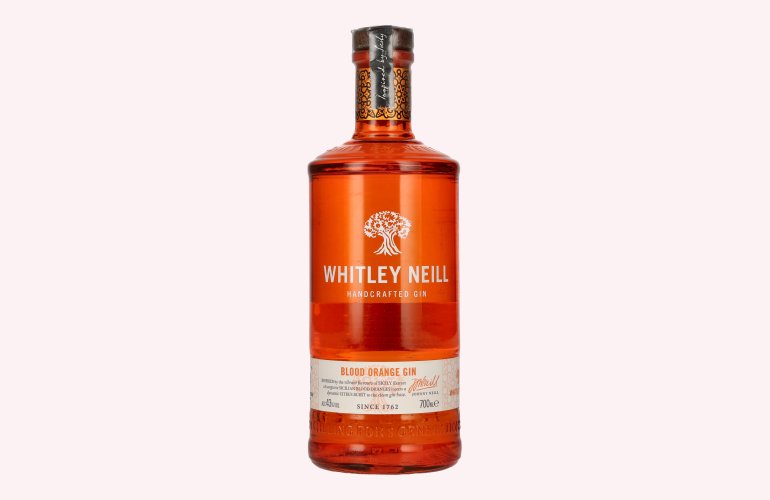 Whitley Neill BLOOD ORANGE GIN 43% Vol. 0,7l