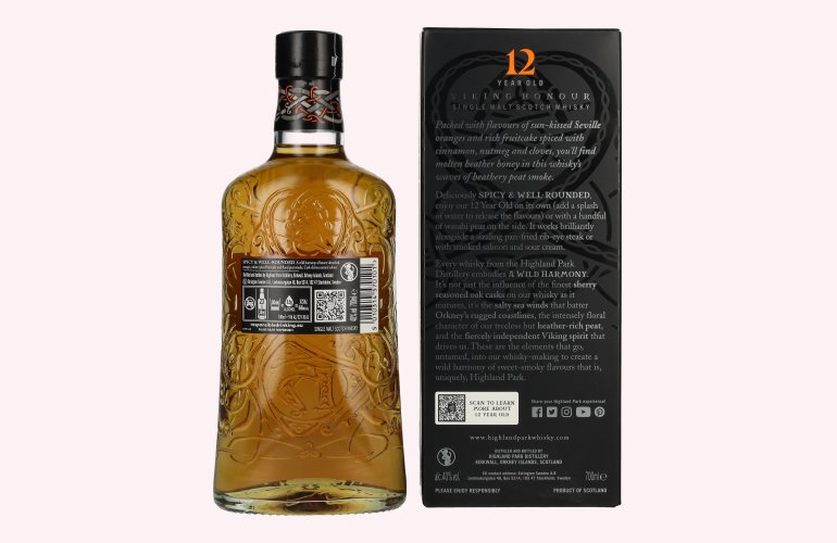 Highland Park 12 Years Old VIKING HONOUR 40% Vol. 0,7l in Geschenkbox