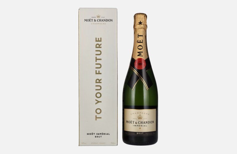 Moët & Chandon Champagne IMPÉRIAL Brut Milestones 12% Vol. 0,75l in Geschenkbox