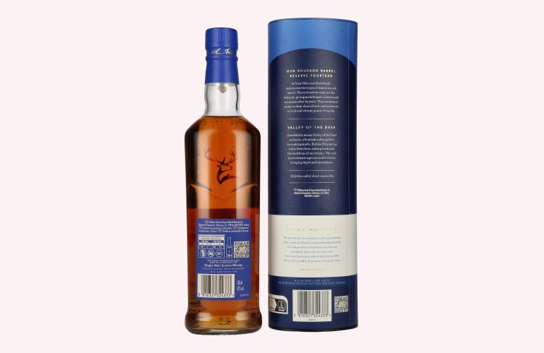 Glenfiddich 14 Years Old OUR BOURBON BARREL RESERVE 43% Vol. 0,7l en boîte cadeau