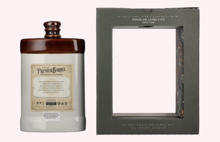 Douglas Laing PREMIER BARREL Inchgower 8 Years Old Single Malt 46% Vol. 0,7l in Giftbox