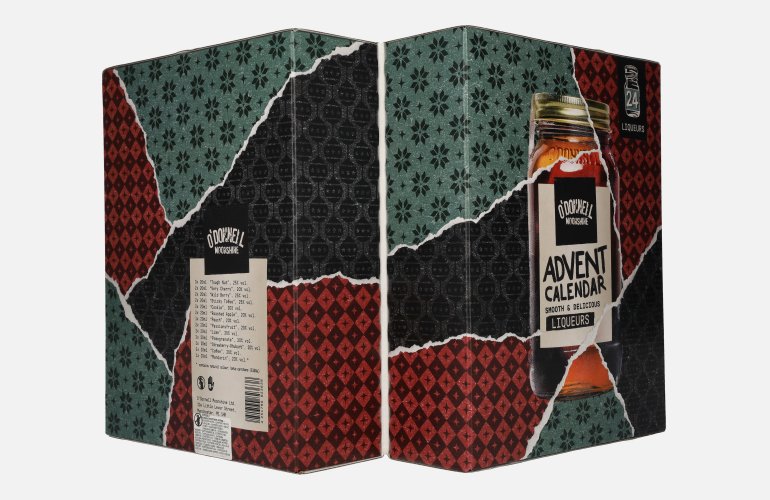 O'Donnell Moonshine Likör Adventskalender 21,5% Vol. 24x0,02l