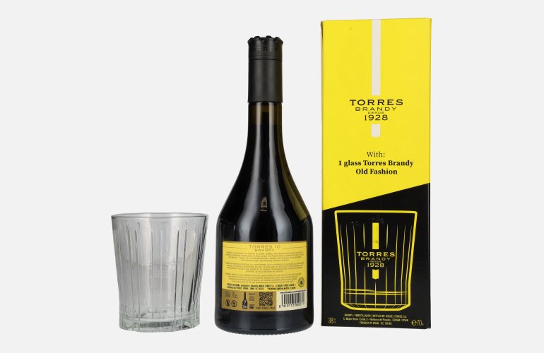 Torres 10 RESERVA IMPERIAL Brandy 38% Vol. 0,7l in Geschenkbox mit Glas