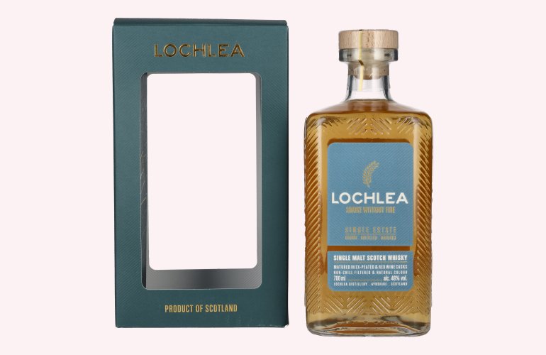 Lochlea SMOKE WITHOUT FIRE Single Estate Single Malt Scotch Whisky 46% Vol. 0,7l en boîte cadeau