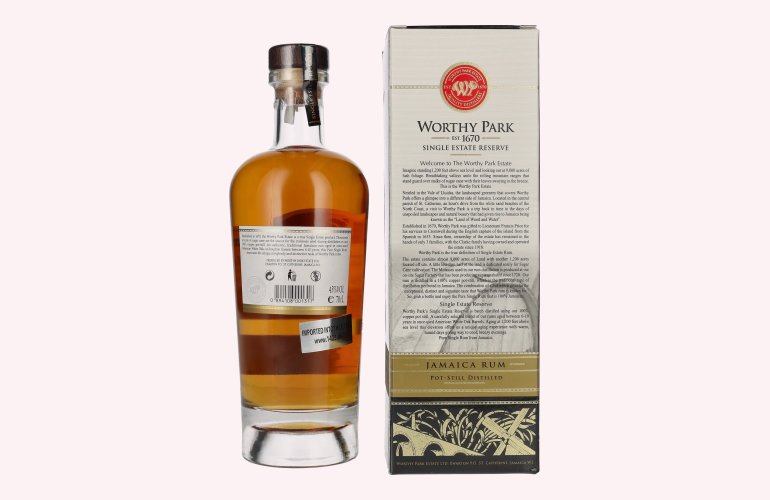 Worthy Park Single Estate Reserve Jamaica Rum 45% Vol. 0,7l in geschenkverpakking