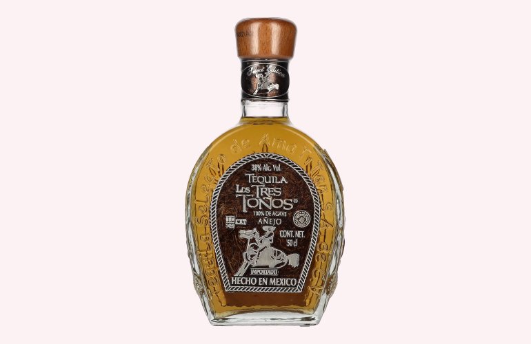 Los Tres Tonos AÑEJO Tequila 100% de Agave 38% Vol. 0,5l
