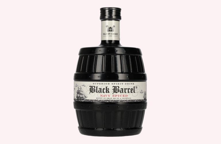 Old St. Croix A.H. Riise Black Barrel NAVY SPICED Spirit Drink 40% Vol. 0,7l