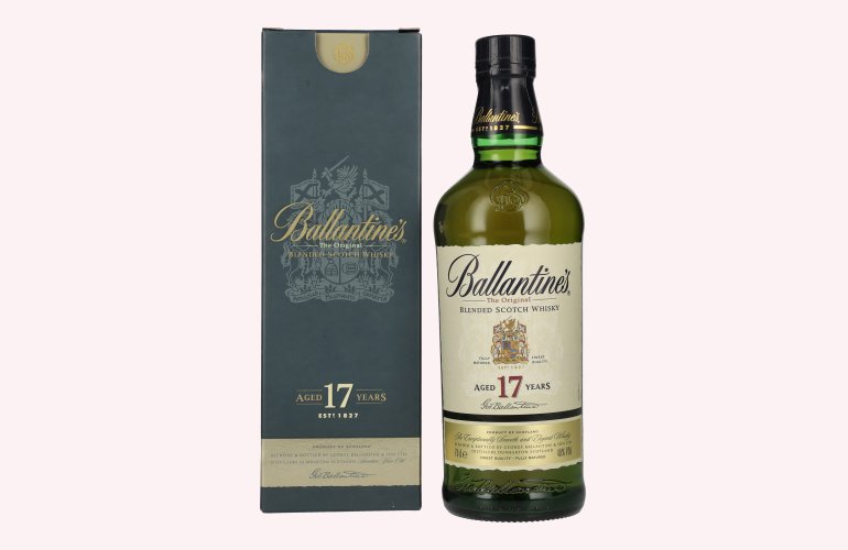 Ballantine's 17 Years Old Blended Scotch Whisky 40% Vol. 0,7l en boîte cadeau