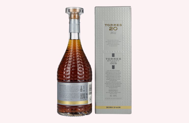 Torres 20 HORS D'AGE Superior Brandy 40% Vol. 0,7l in Geschenkbox