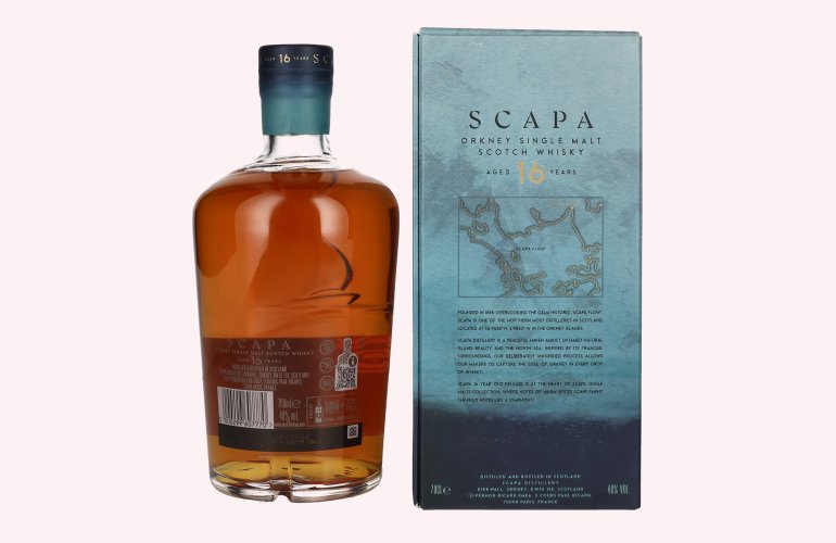 Scapa Orkney 16 Years Old Single Malt Scotch Whisky 48% Vol. 0,7l in Giftbox
