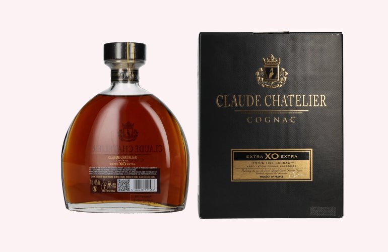 Claude Chatelier Extra XO Extra Fine Cognac 40% Vol. 0,7l in geschenkverpakking