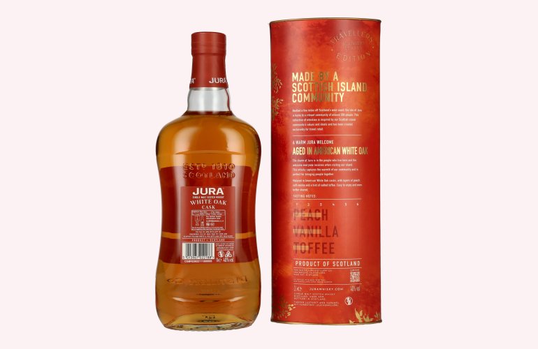 Jura White Oak Cask Single Malt Scotch Whisky 40% Vol. 1l en boîte cadeau
