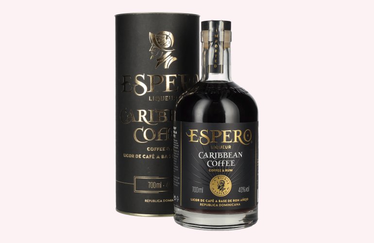 Ron Espero Coffee & Rum Liqueur 40% Vol. 0,7l en boîte cadeau