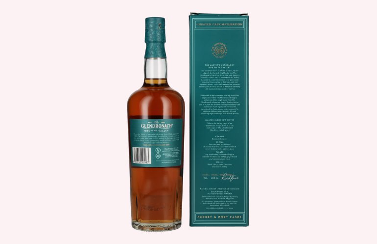 The GlenDronach ODE TO THE VALLEY Highland Single Malt 46,2% Vol. 0,7l in geschenkverpakking