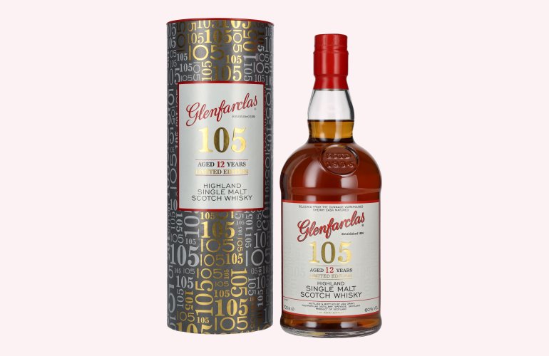 Glenfarclas 105 12 Years Old Highland Single Malt The Hourglass Limited Edition 60% Vol. 0,7l in Geschenkbox