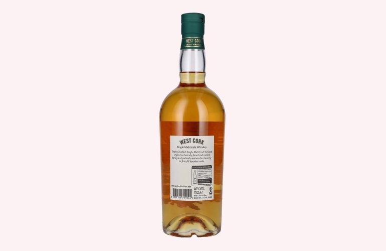 West Cork Single Malt Irish Whiskey 40% Vol. 0,7l