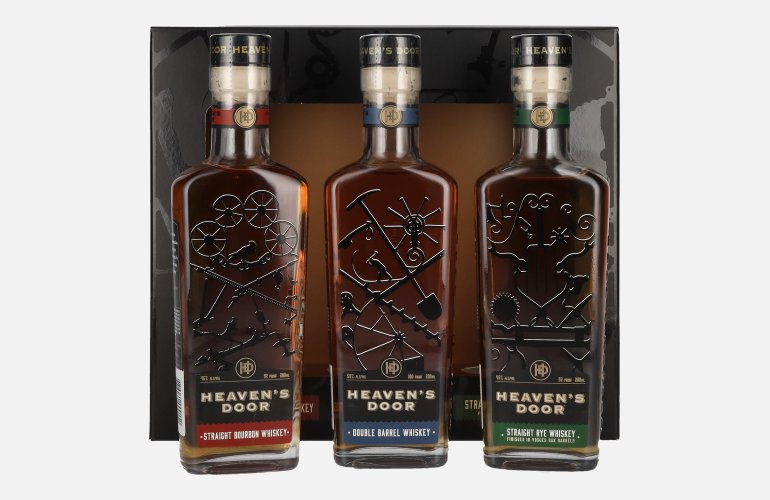 Heaven's Door Trilogy Collection Gift Set 47,3% Vol. 3x0,2l