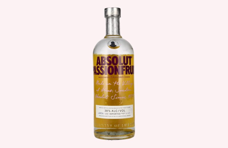 Absolut PASSIONFRUIT Flavored Vodka 38% Vol. 1l