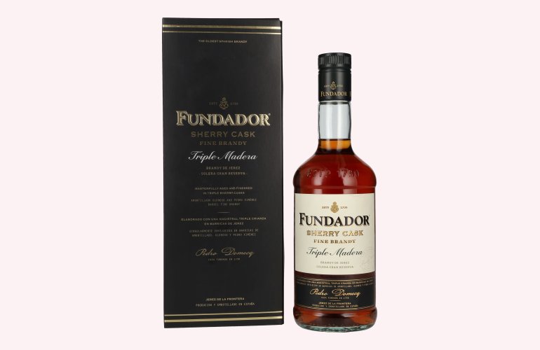 Fundador Triple Madera Sherry Casks Brandy de Jerez 38% Vol. 0,7l in geschenkverpakking
