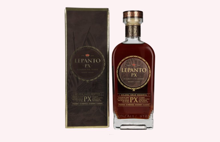 Lepanto P.X. Solera Gran Reserva Brandy de Jerez 36% Vol. 0,7l in Giftbox