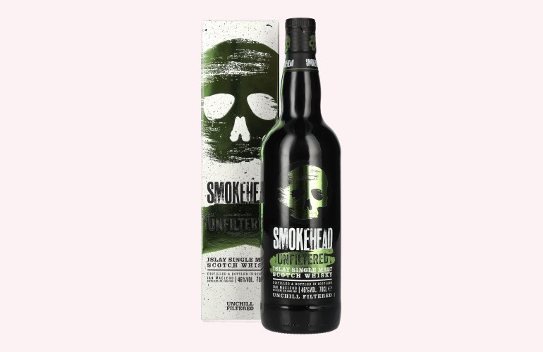 Smokehead UNFILTERED Islay Single Malt Scotch Whisky 46% Vol. 0,7l in Giftbox