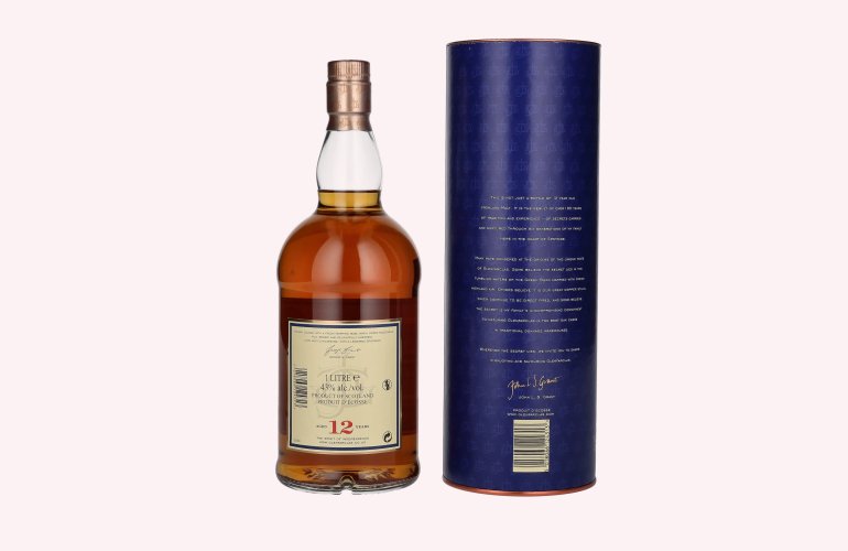 Glenfarclas 12 Years Old Highland Single Malt Scotch Whisky 43% Vol. 1l in geschenkverpakking