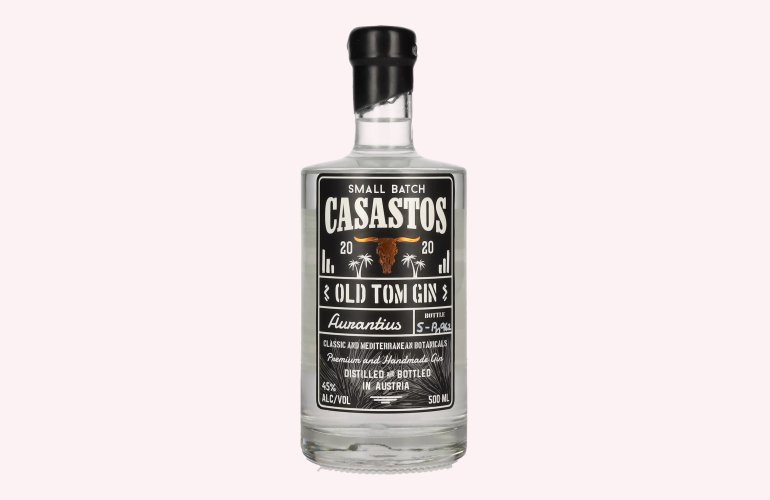 CASASTOS Old Tom Gin Small Batch Aurantius 45% Vol. 0,5l