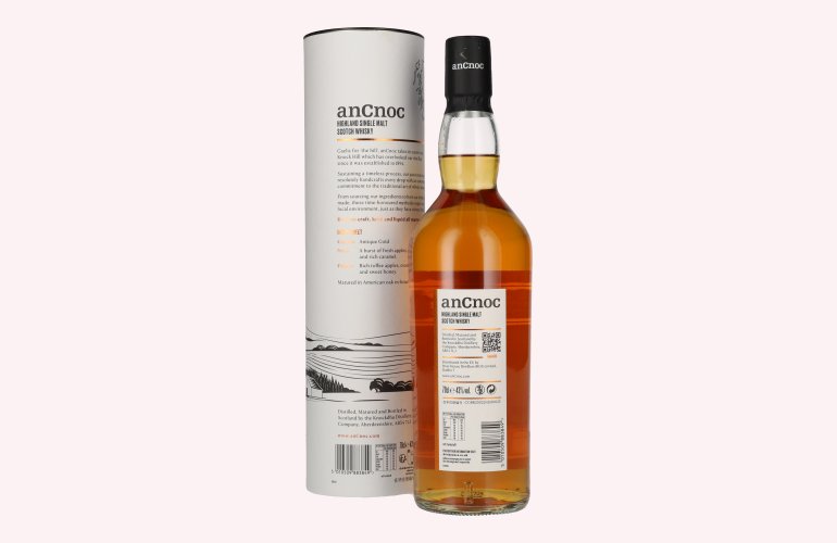 AnCnoc 16 Years Old Highland Single Malt 43% Vol. 0,7l in Giftbox