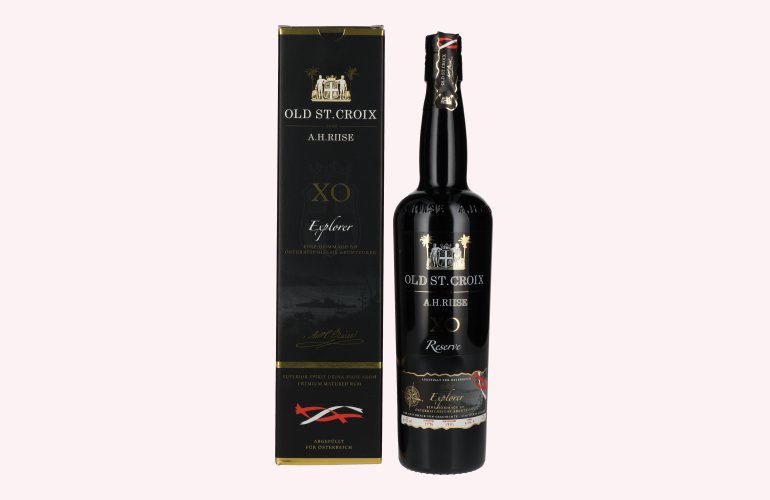 Old St. Croix A.H. Riise XO Explorer Reserve Austria Edition 40% Vol. 0,7l in geschenkverpakking